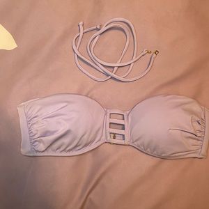 NWOT Victoria’s Secret strappy bandeau bikini top.